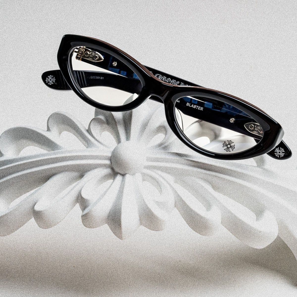 Chrome Hearts CHROME HEARTS BLASTER BLACK GLASSES Size ONE SIZE - 6 Thumbnail