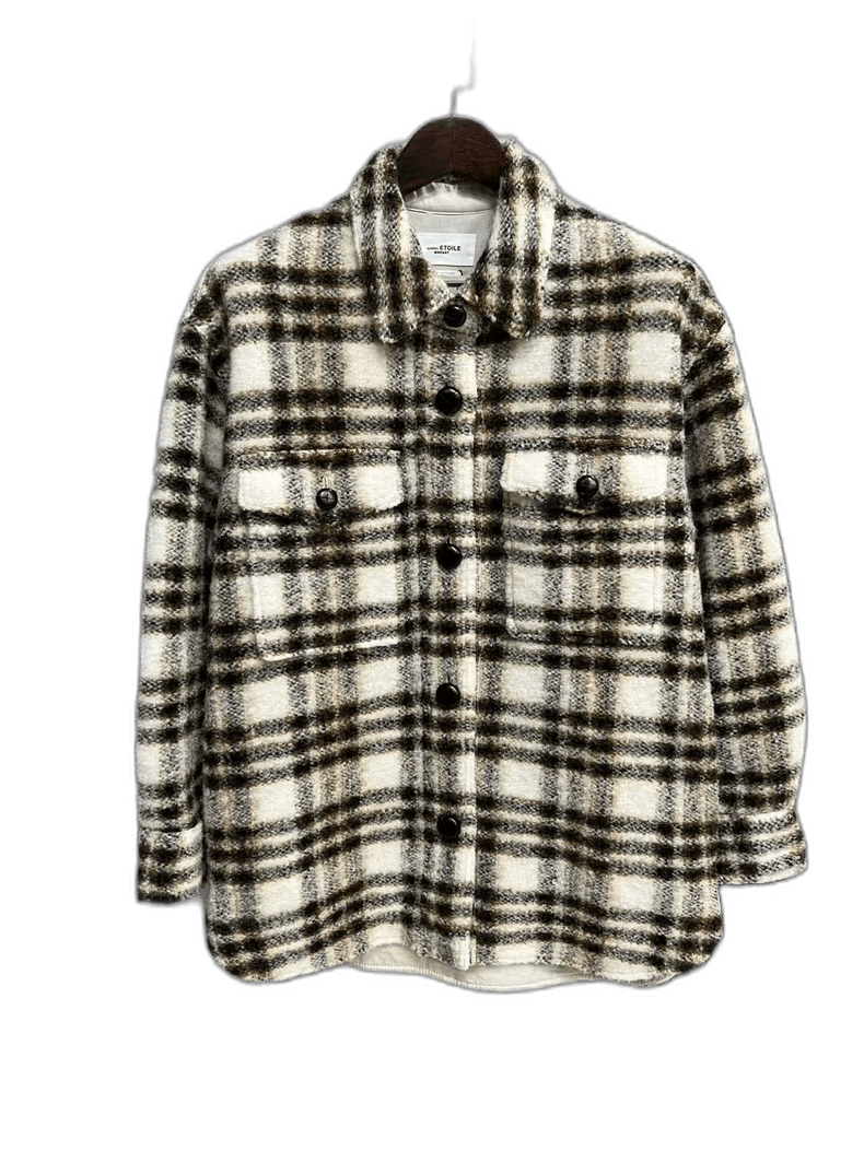 Isabel Marant Isabel Marant Plaid Cashmere Shirt Size US S / EU 44-46 / 1 - 1 Thumbnail