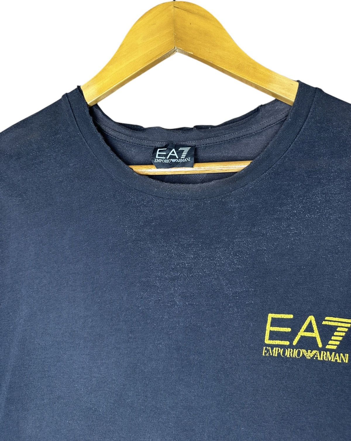 Emporio Armani × Vintage Emporio Armani EA7 TSHIRT Marine Size US L / EU 52-54 / 3 - 4 Thumbnail