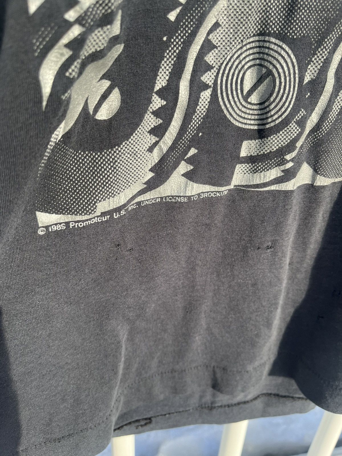 Band Tees × Vintage 1989 Rolling Stones Steely Wheels Tour Shirt Size US S / EU 44-46 / 1 - 2 Thumbnail