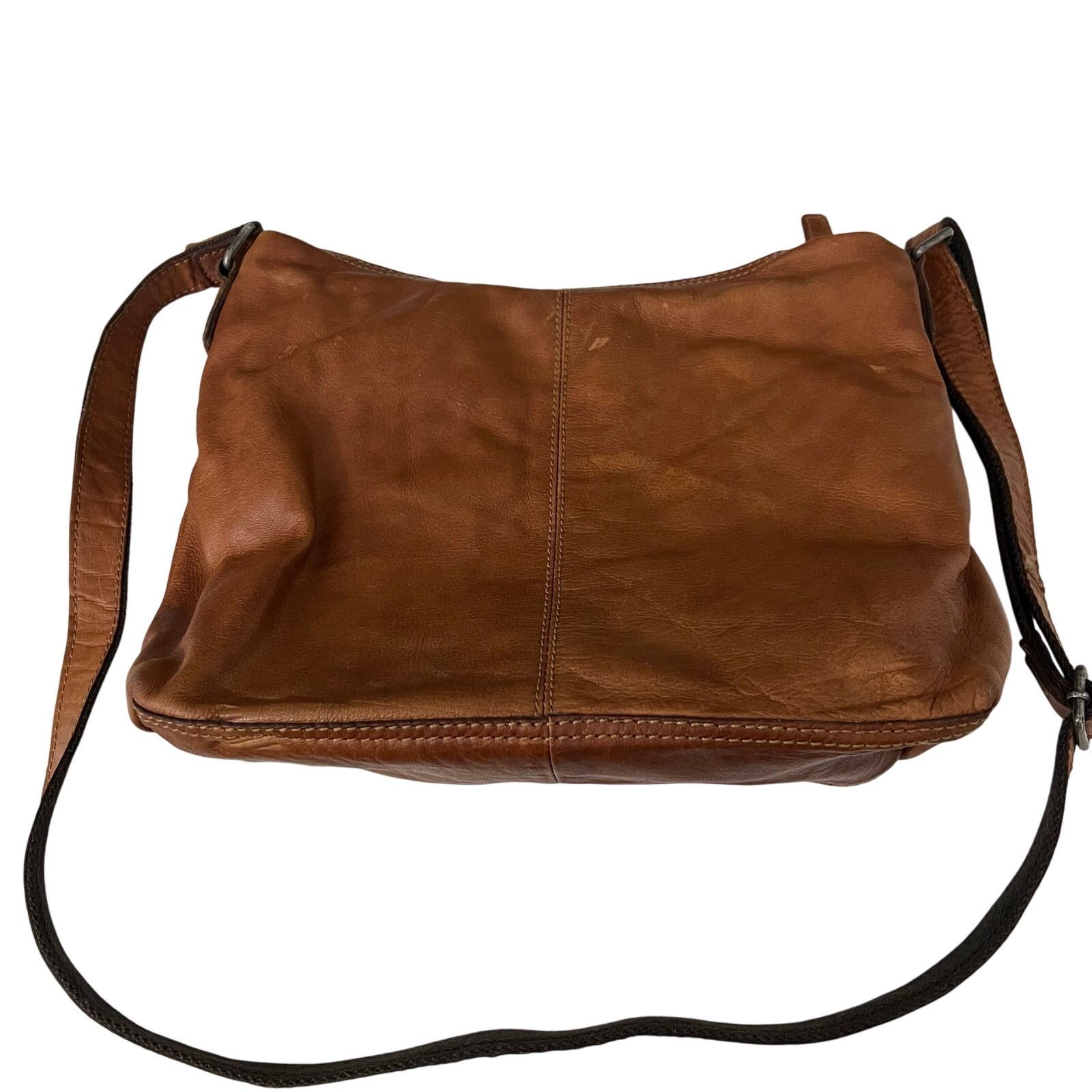 Jack Georges Jack Georges Voyager Collection Purse Brown Leather Shoulder Size ONE SIZE - 2 Thumbnail