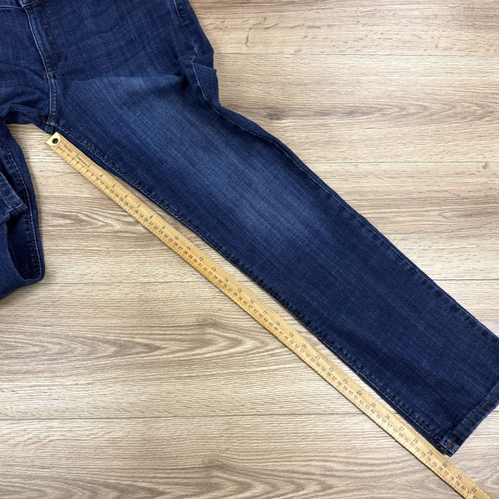 Lee LEE Jeans Regular Fit Straight Leg Mid Rise Womens 16M Blue Denim Shaping 16M Jeans Secerety Shapes 90s? Size 38" / US 16 / IT 52 - 7 Thumbnail