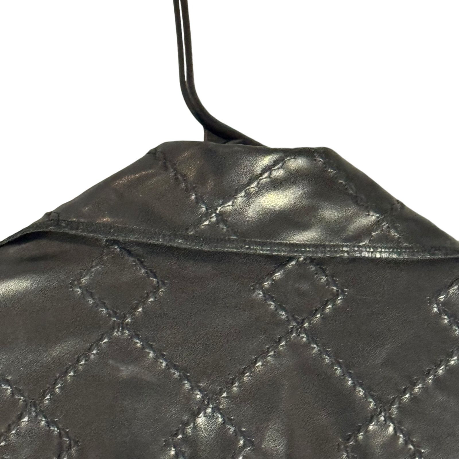 Trina Turk Trina Turk Petite Black Quilted Long Jacket Designer Matrix Size S / US 4 / IT 40 - 9 Thumbnail
