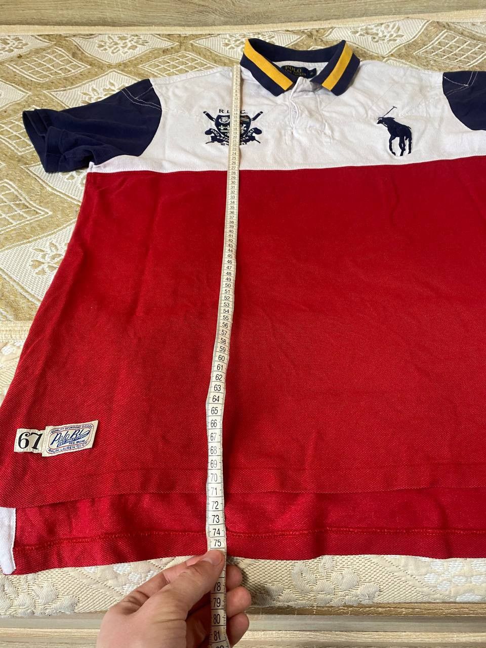 Polo Ralph Lauren 🔥 Ralph Lauren Club Chief Keef Y2K Polo T Shirt Big Logo Size US XL / EU 56 / 4 - 11 Thumbnail