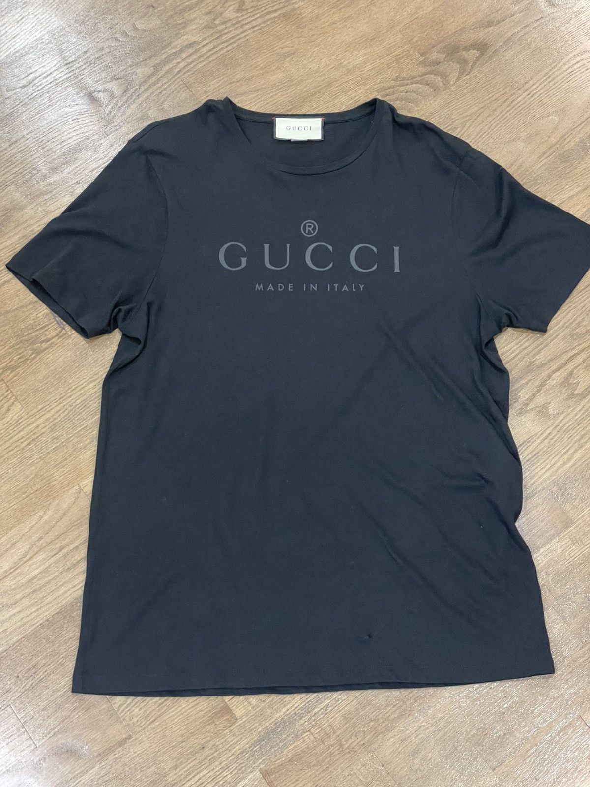 Gucci Men’s Black Gucci T Shirt Size US XXL / EU 58 / 5 - 12 Thumbnail