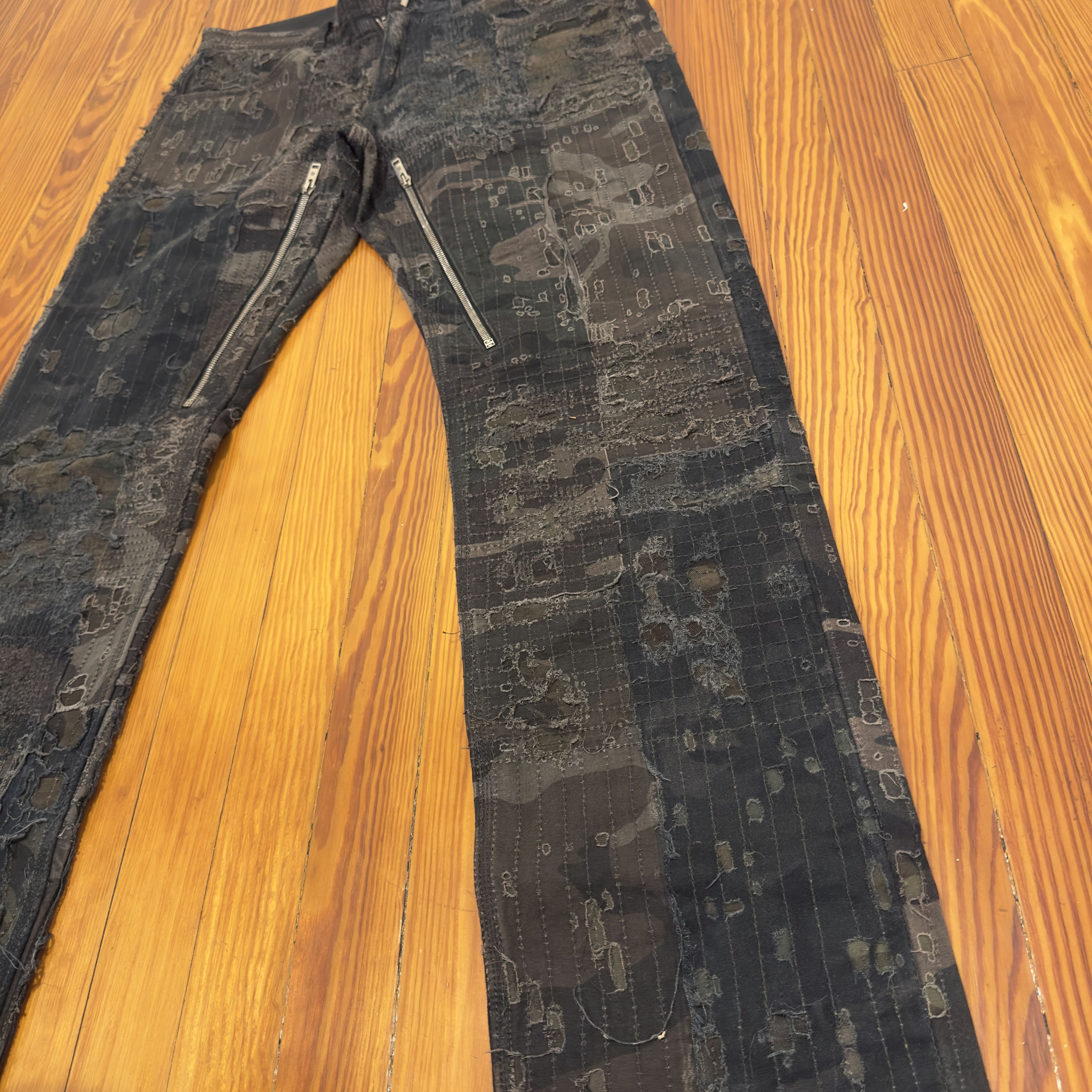Givenchy GIVENCHY BORO CAMO PATCHWORK DENIM Size US 36 / EU 52 - 2 Thumbnail