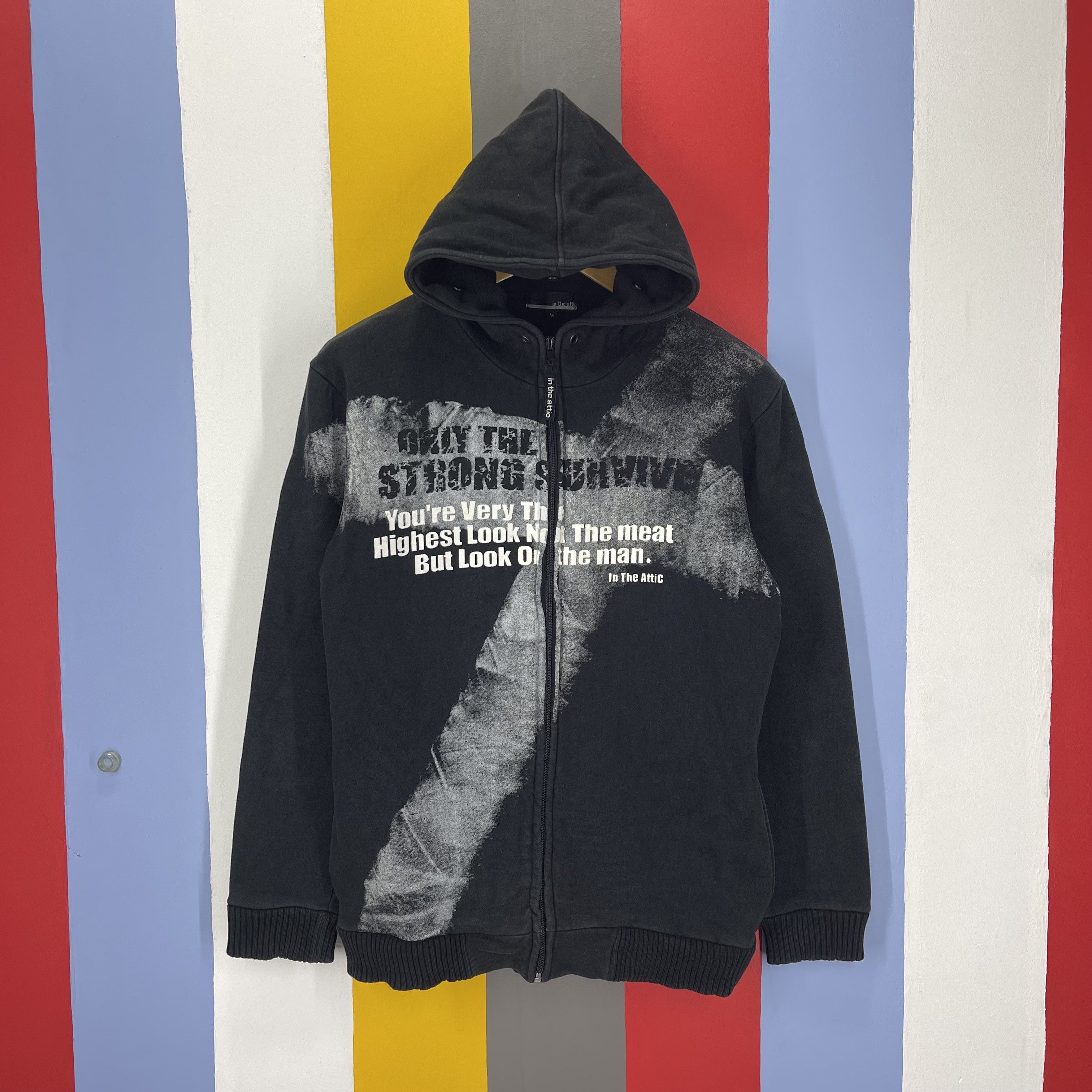 In The Attic IN THE ATTIC Zipper Hoodie Rare Design #1385/AV Size US S / EU 44-46 / 1 - 1 Thumbnail