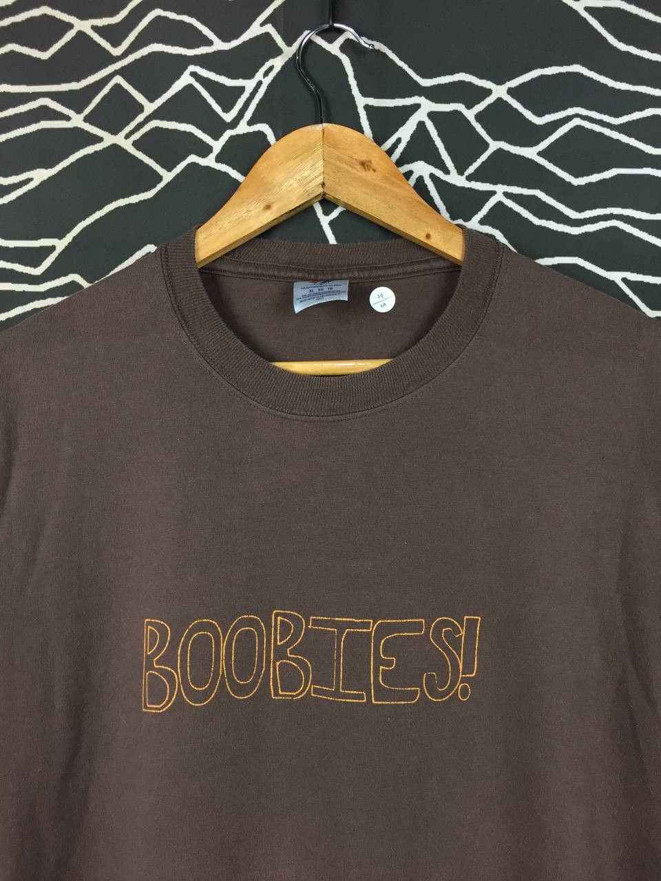 Vintage Vtg Jerzees Heavyweight Blend Boobies Humorous Funny Tee Size US XL / EU 56 / 4 - 3 Thumbnail