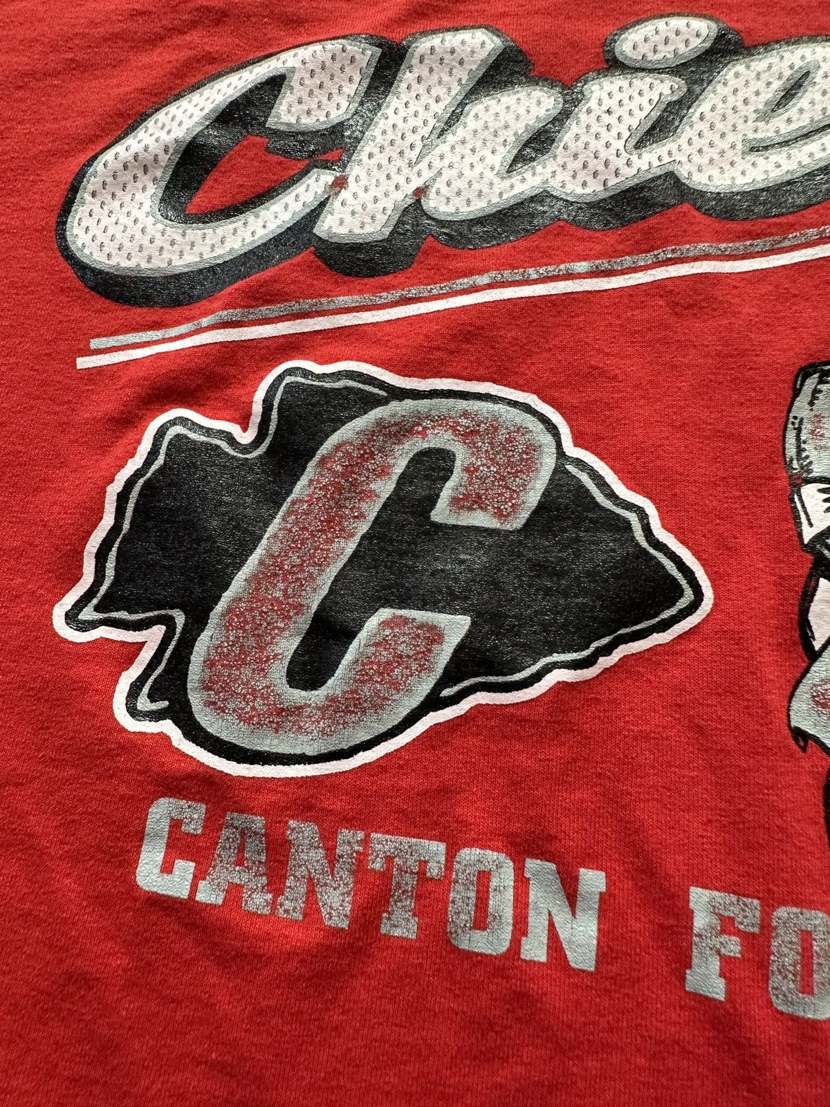Vintage Vintage Y2K Canton Chiefs Football Graphic Tee Size US M / EU 48-50 / 2 - 4 Thumbnail
