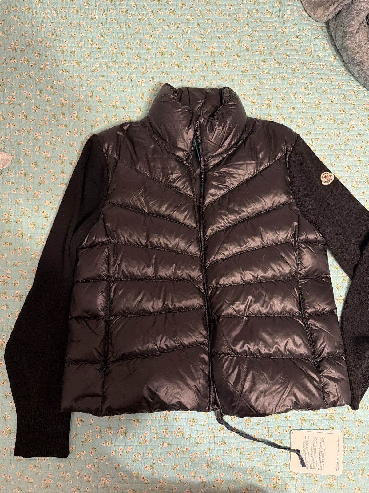 Moncler Moncler Padded Wool Cardigan Black Large Size L / US 10 / IT 46 - 1 Thumbnail