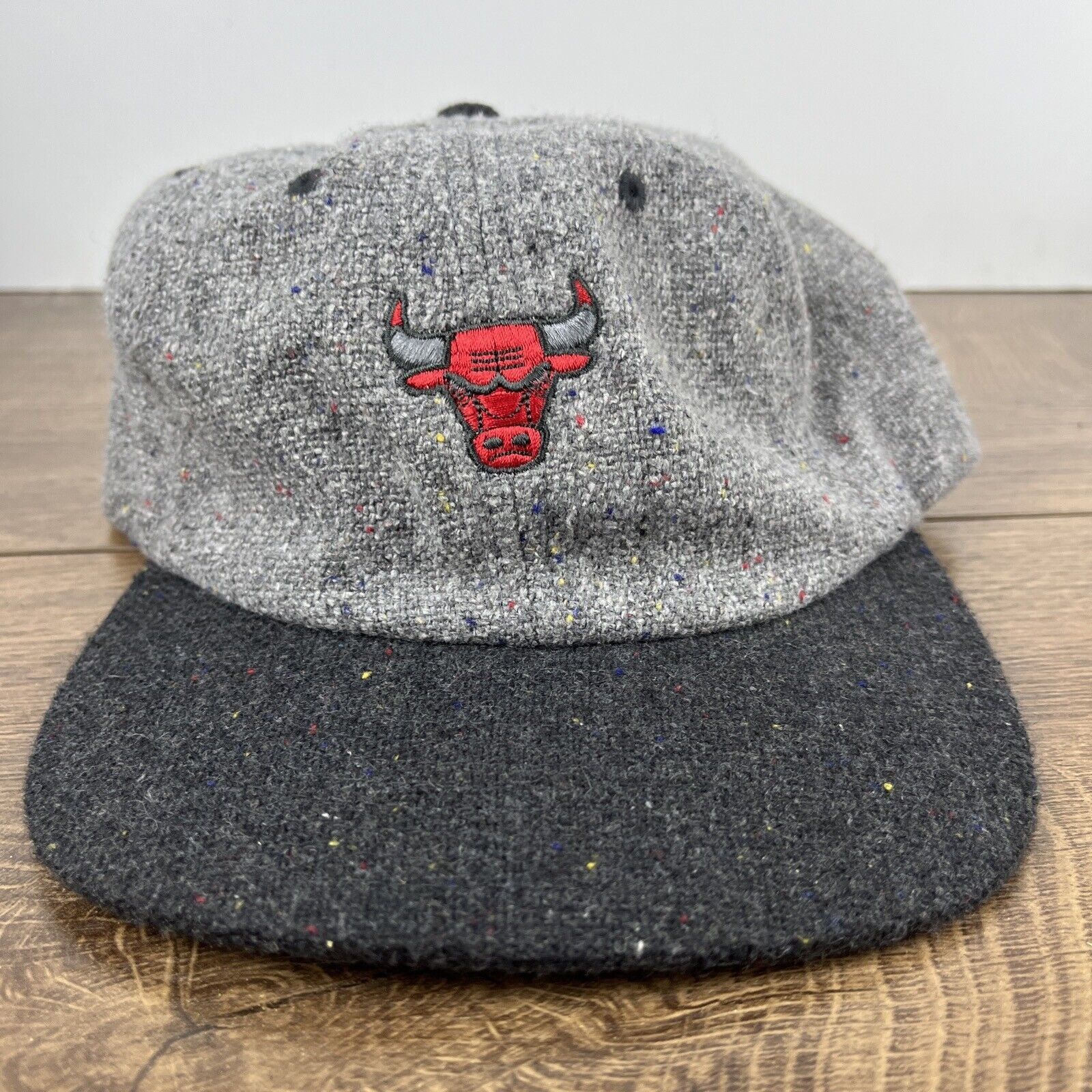 Mitchell & Ness Chicago Bulls Hat Mitchell & Ness Gray Hat Adjustable Adult Size ONE SIZE - 5 Thumbnail