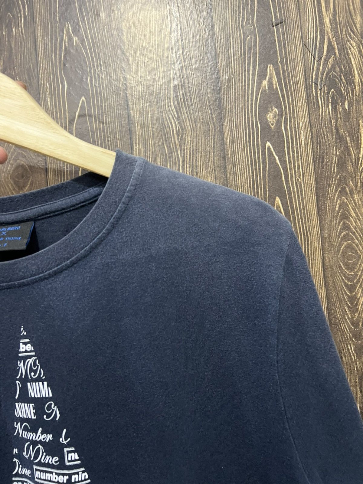 Japanese Brand × Number (N)ine × Vintage Number (N)ine x Marlboro Guitar Graphic Faded Tshirt Size US M / EU 48-50 / 2 - 8 Thumbnail