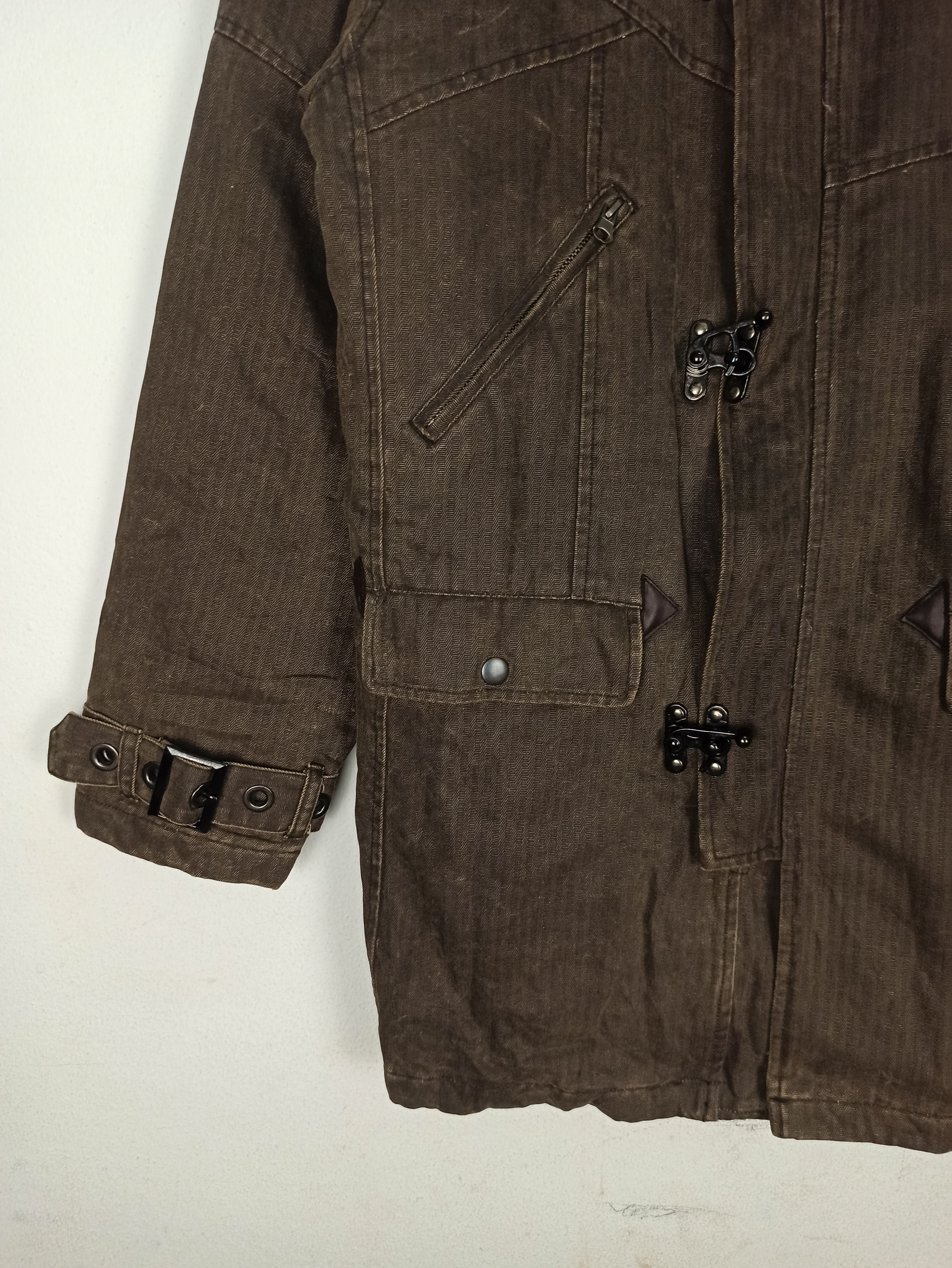 In The Attic In The Attic Homme Buckle FauxFur Hooded Bondage Punk Jacket Size US M / EU 48-50 / 2 - 5 Thumbnail