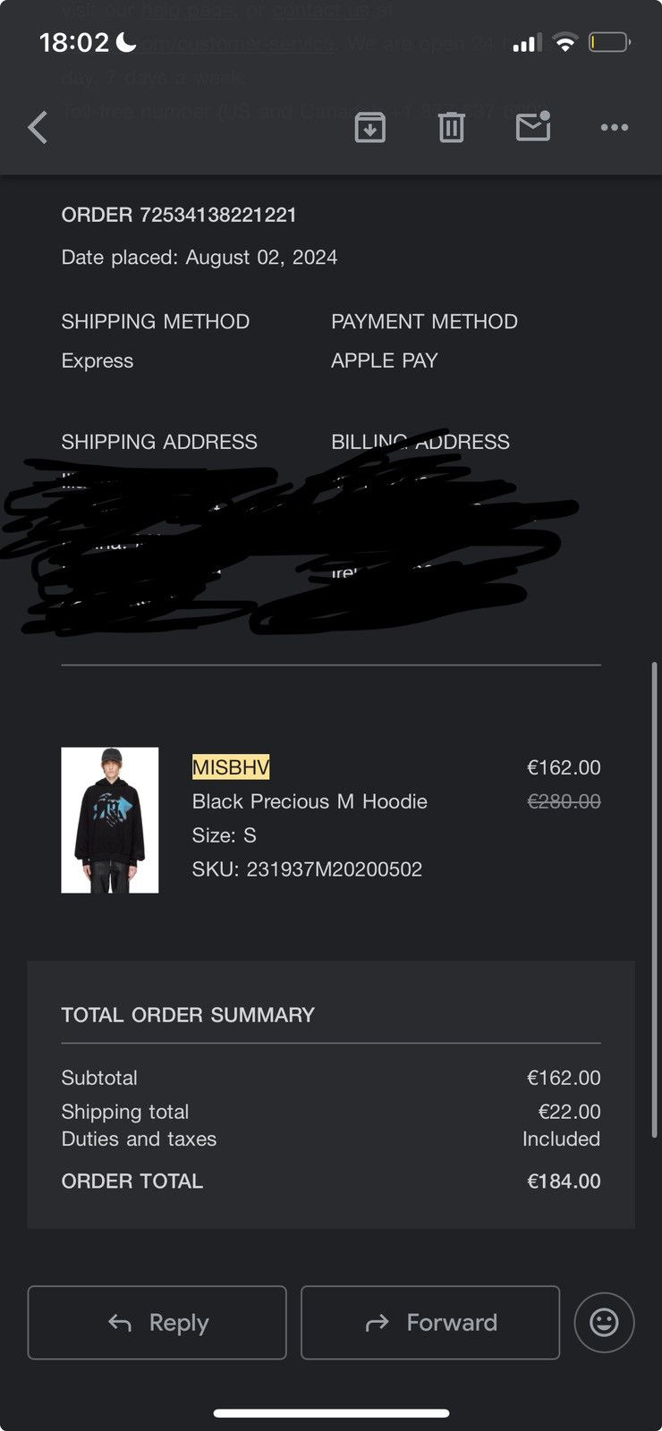 Misbhv MISBHV Black Precious M Hoodie Size US S / EU 44-46 / 1 - 5 Thumbnail