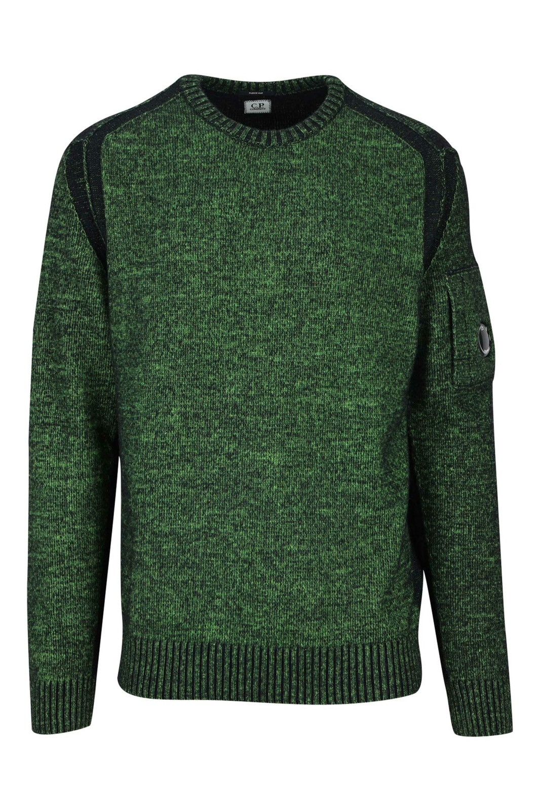 C.P. Company C.P. Company Lens Crewneck Sweater Green Camouflage Size US S / EU 44-46 / 1 - 2 Thumbnail