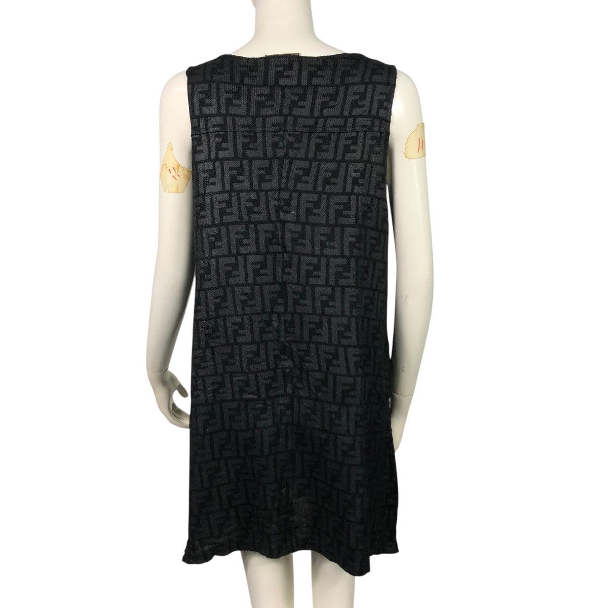 Fendi 🔥VINTAGE DRESS FENDI MONOGRAM ZUCCA FULL PRINT Size M / US 6-8 / IT 42-44 - 8 Thumbnail