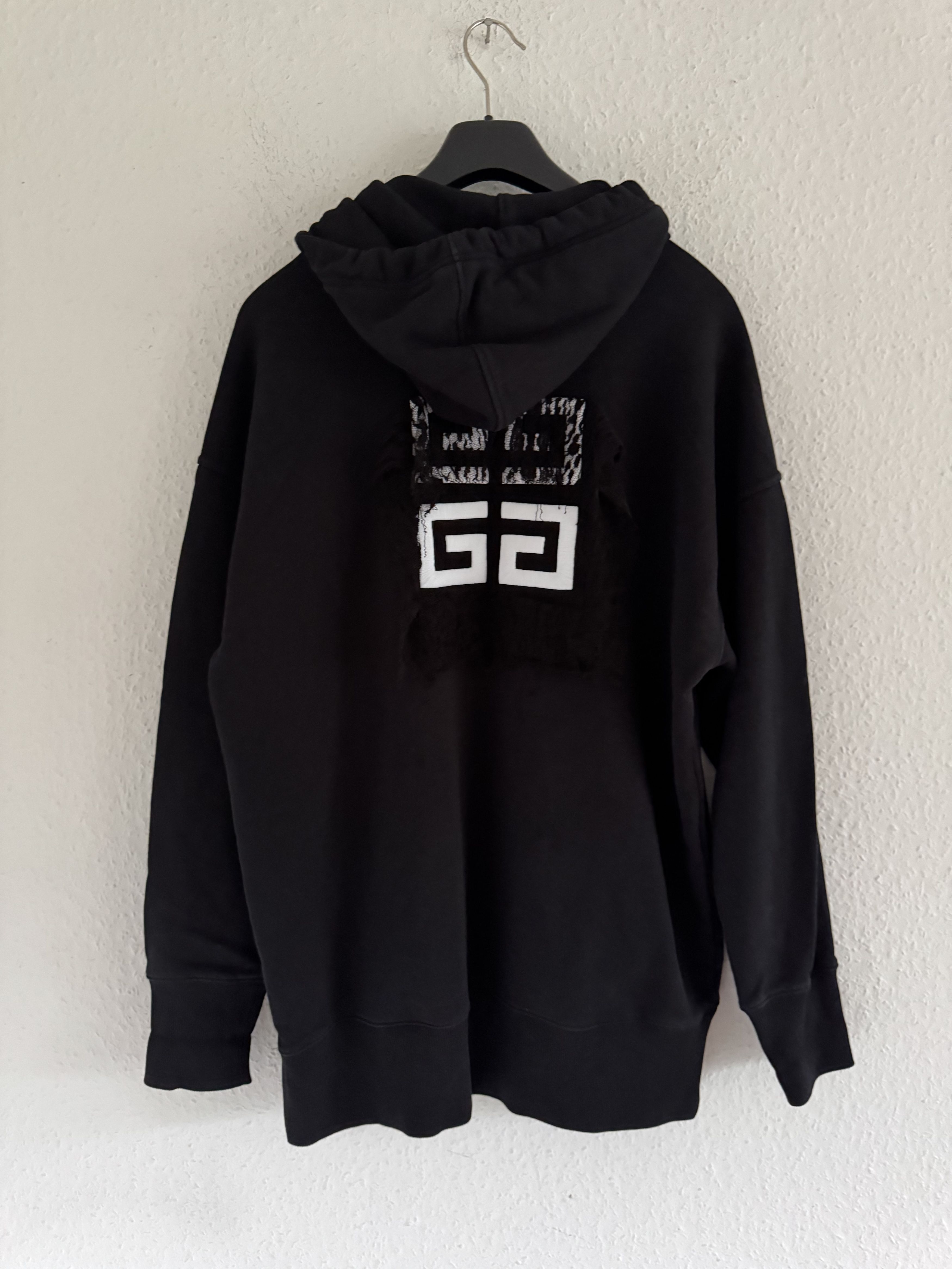 Givenchy Lace Patch Brushed Hoodie Size US S / EU 44-46 / 1 - 13 Thumbnail