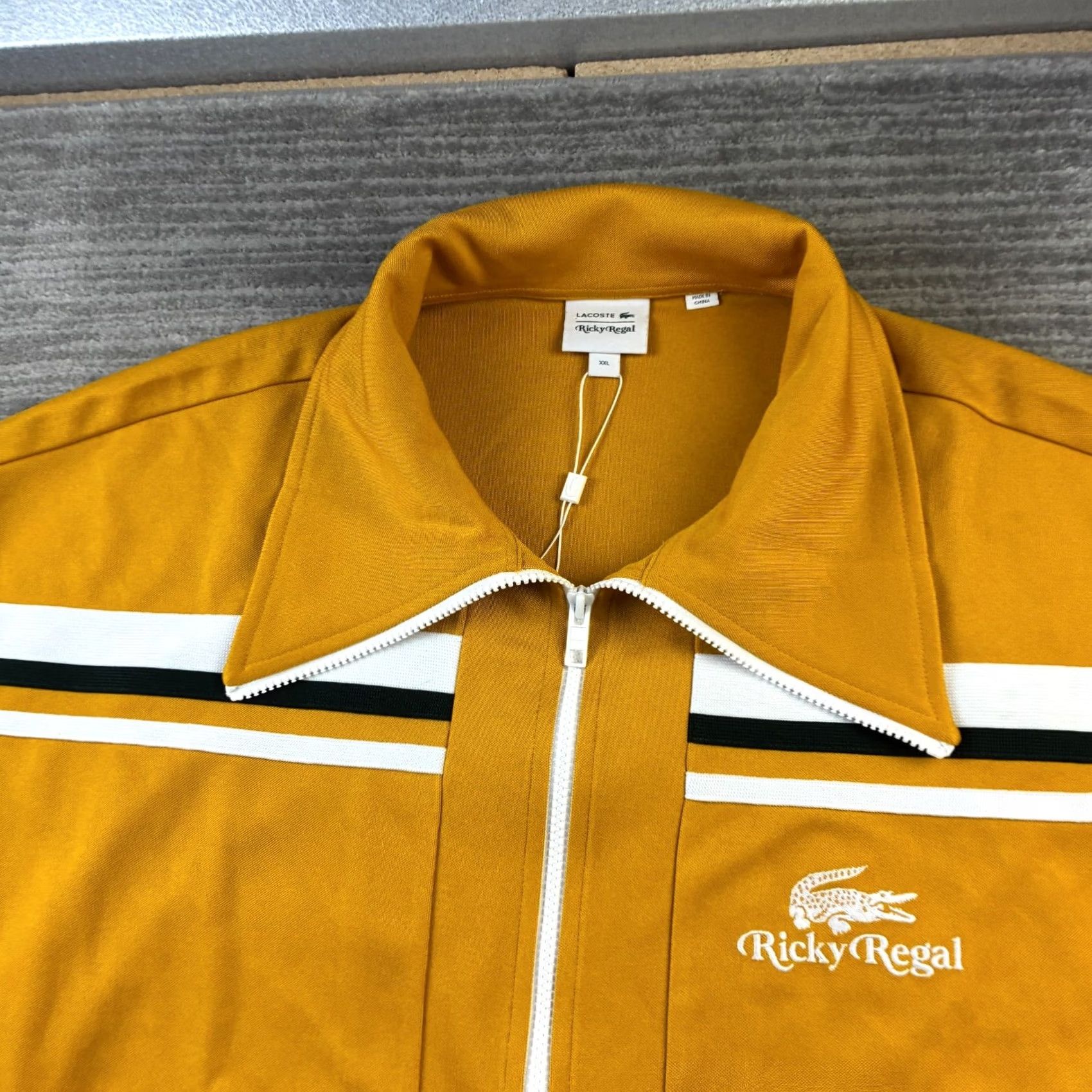 Lacoste Lacoste Jacket Mens 2XL Yellow Ricky Regal Windbreaker Zip Logo Retro Casual Winter Spring Fall Coat/Outer Size US XXL / EU 58 / 5 - 3 Thumbnail