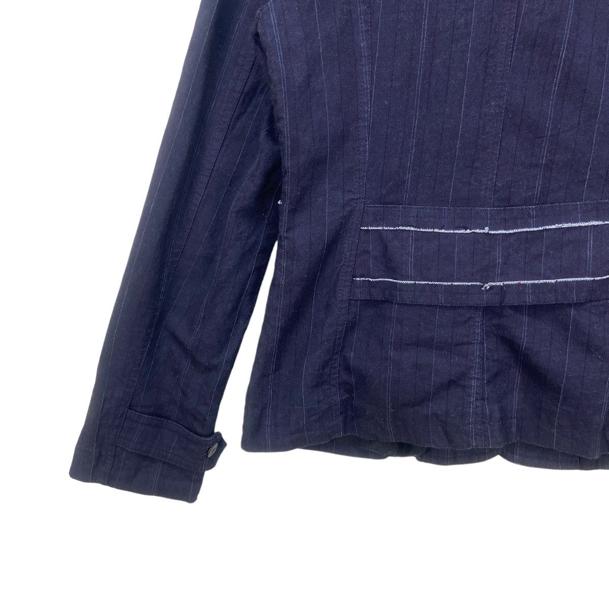 Imperial Nice Italian Design Imperial Distressed Denim Jacket Size L / US 10 / IT 46 - 8 Thumbnail