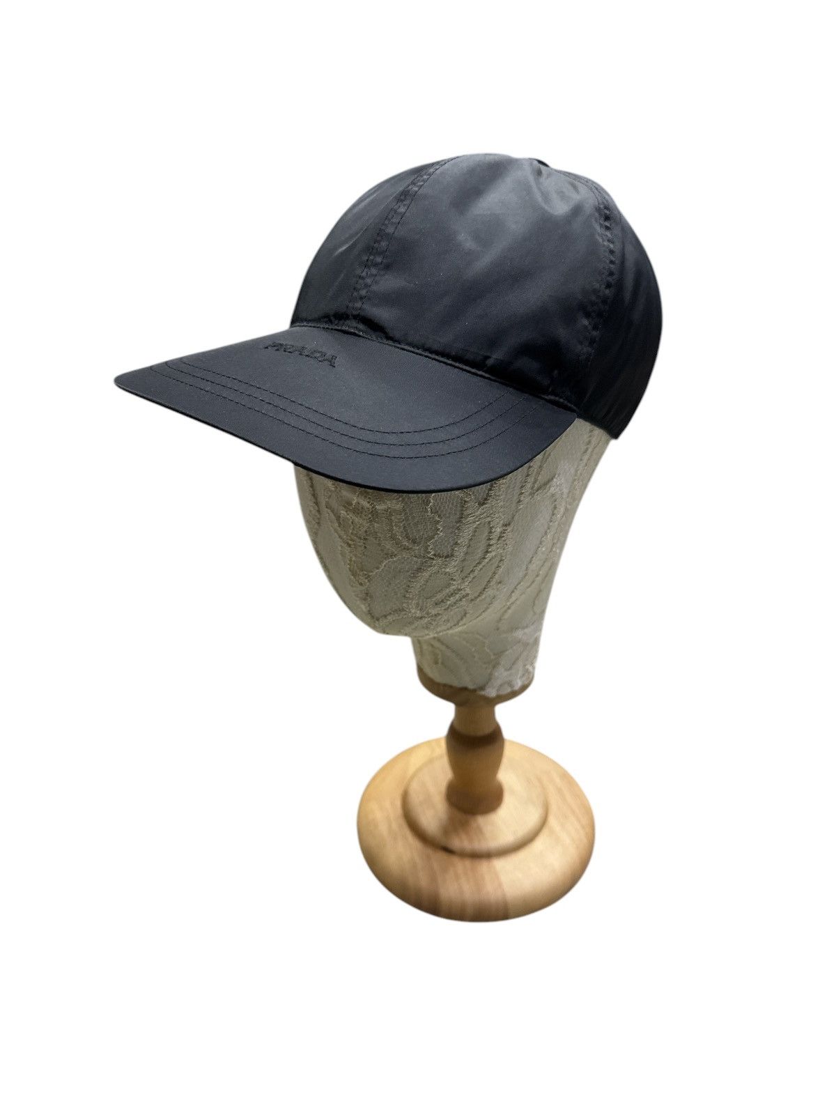 Prada VINTAGE PRADA SIX PANELS NYLON CAP Size ONE SIZE - 3 Thumbnail
