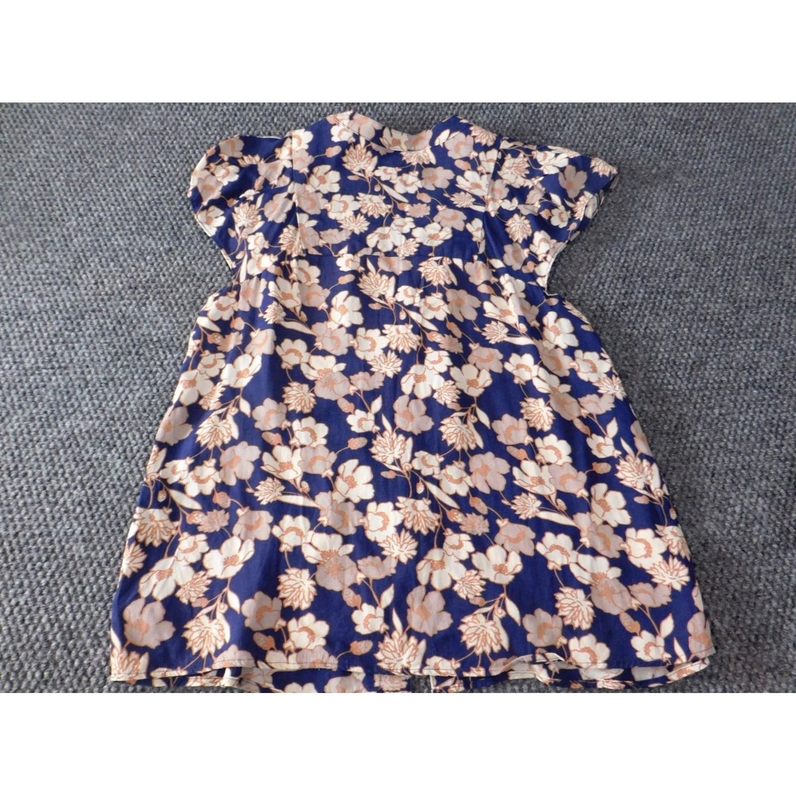 Sanctuary Sanctuary Blouse Sleeveless Collared Cotton? No, Rayon Floral Blue S Women Shirt Size S / US 4 / IT 40 - 7 Thumbnail