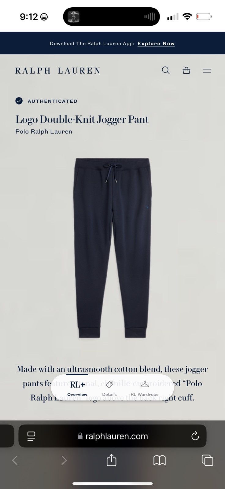 Polo Ralph Lauren navy polo pants Size US 36 / EU 52 - 4 Thumbnail