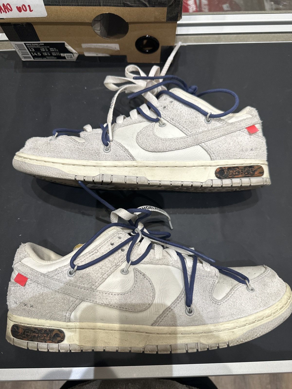 Nike × Off-White Nike Off-White Dunk Low Lot 18 Size US 11 / EU 44 - 1 Thumbnail