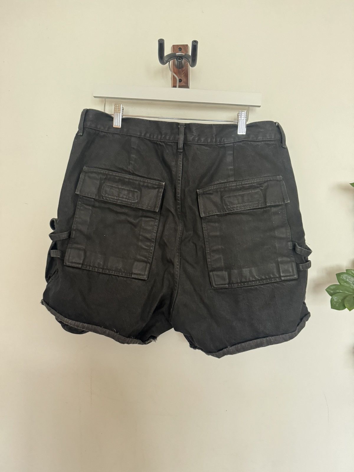 Rick Owens Stefan Leather Pocket Shorts Size US 34 / EU 50 - 5 Thumbnail