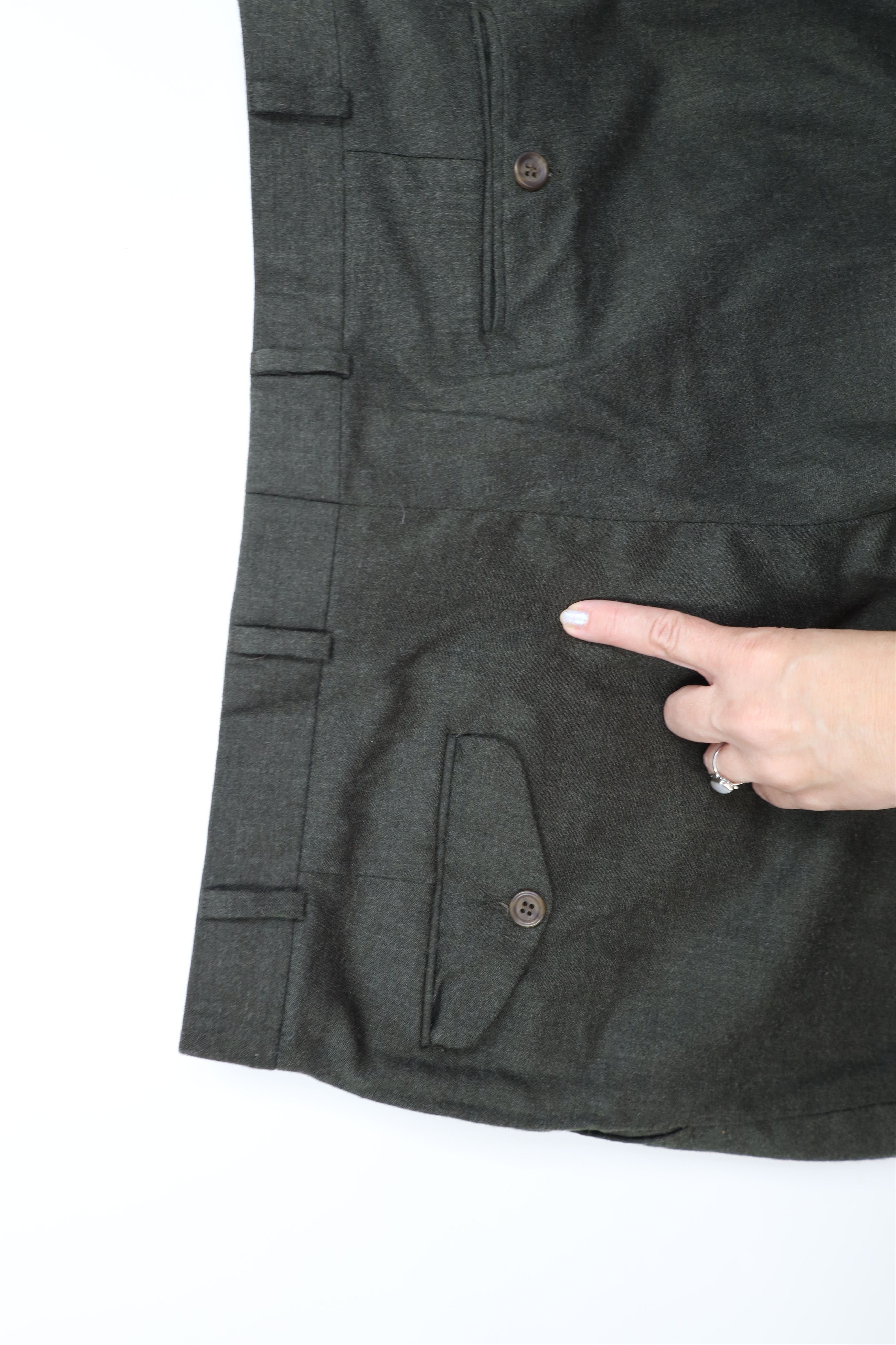 Ralph Lauren Vintage 90s Chaps Ralph Lauren Wide Leg Chino Pants Green Size US 34 / EU 50 - 14 Thumbnail