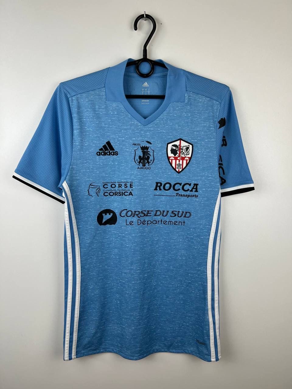 Vintage Ajaccio Adidas 2021-22 jersey t-shirts size S Size US S / EU 44-46 / 1 - 1 Thumbnail
