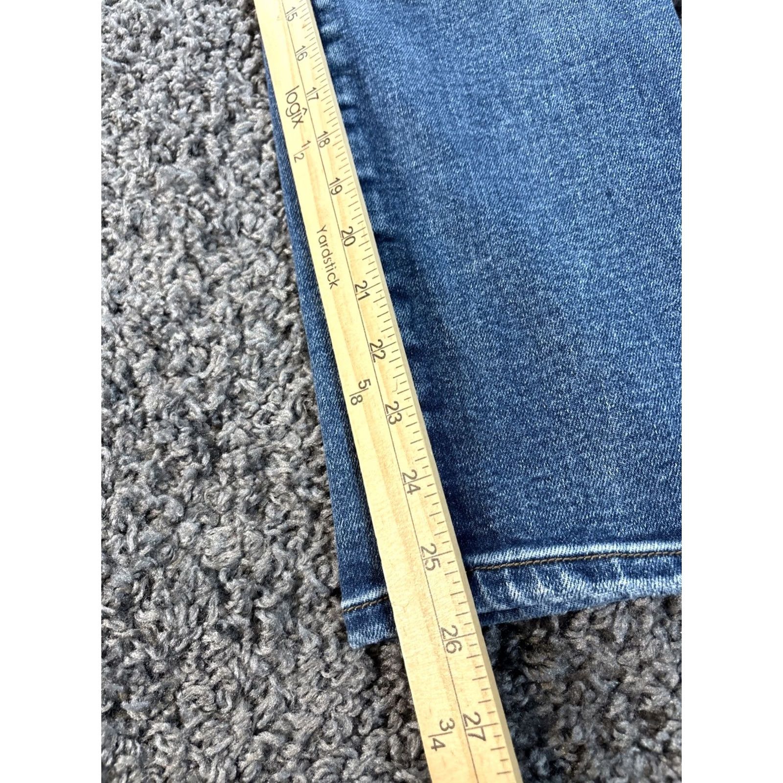 Vintage KUT from the Kloth Jeans Womens 8 28x26 Distressed High Rise Ankle Denim Pocket 5-Pocket Women Shoes? Size 30" / US 8 / IT 44 - 2 Thumbnail