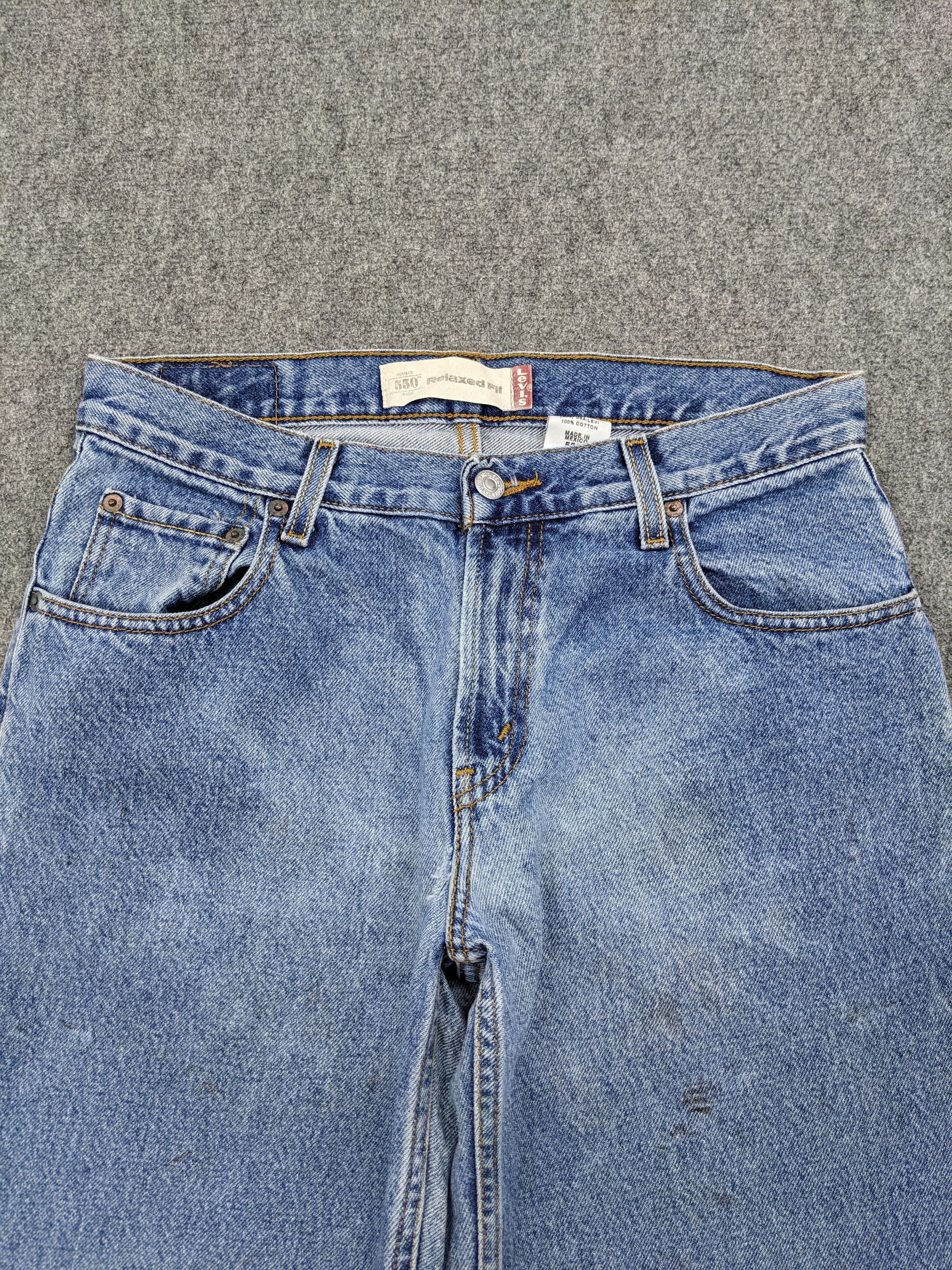 Levi's Vintage Levis 550 Faded Blue Jeans DJ0026Z Size US 30 / EU 46 - 2 Thumbnail