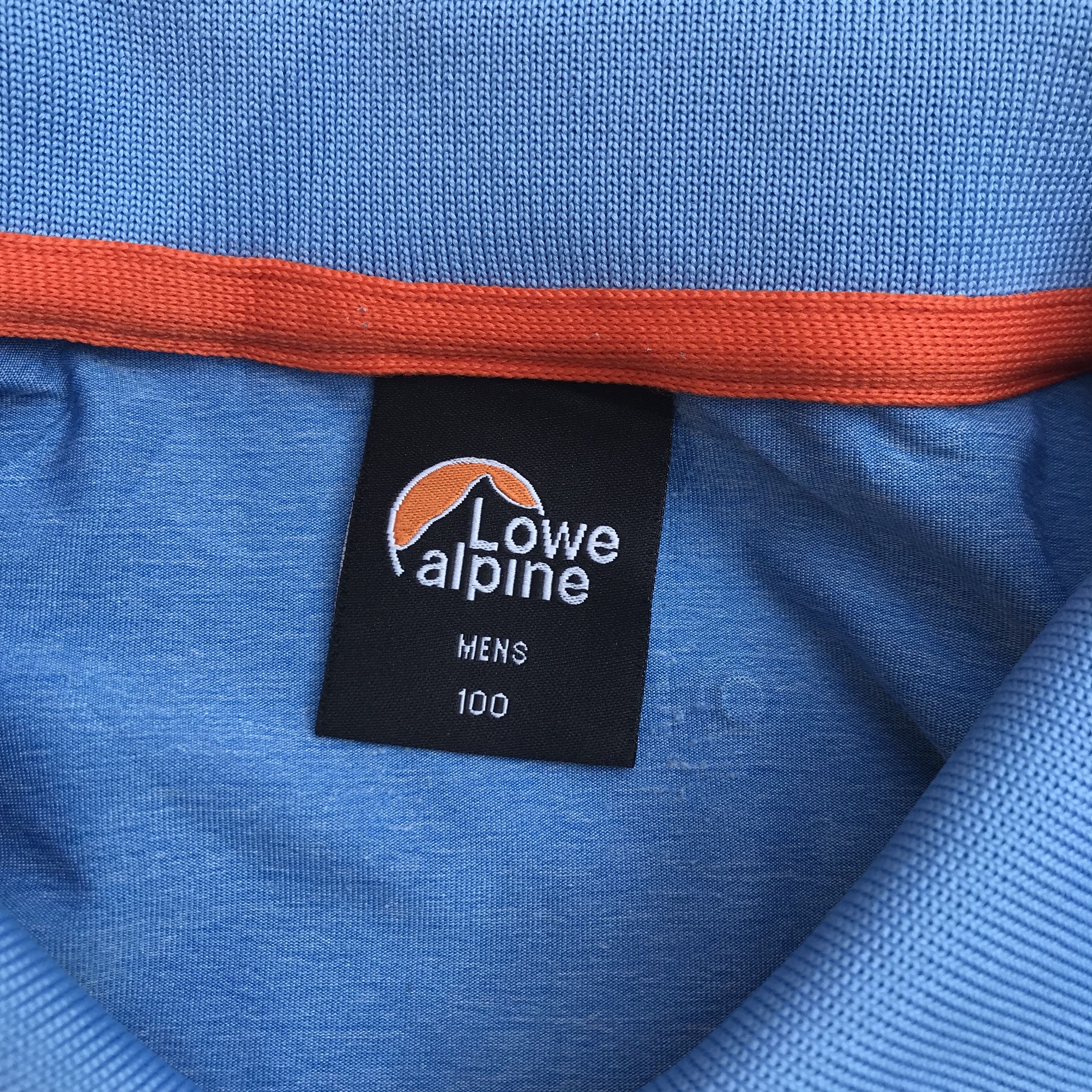 Other Lowe Alpine blue Polo Shirt vintage patch of mountain Size US M / EU 48-50 / 2 - 3 Thumbnail