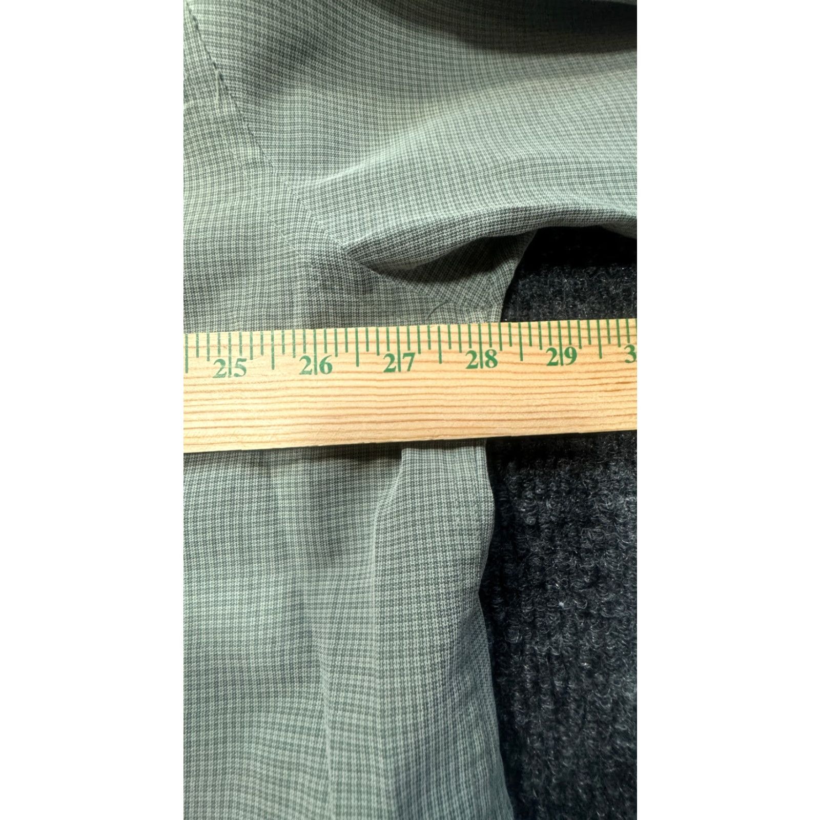 Lord & Taylor Lord & Taylor Metropolitan Button-Up Shirt Mens XXL Green Geometric Pattern Long Sleeve Shirt Size 48R - 4 Thumbnail