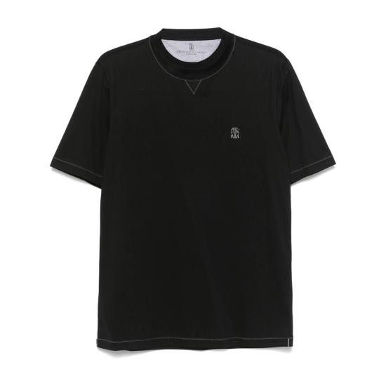 BRUNELLO CUCINELLI Men T-Shirts M0B131328G CG938 BLACK