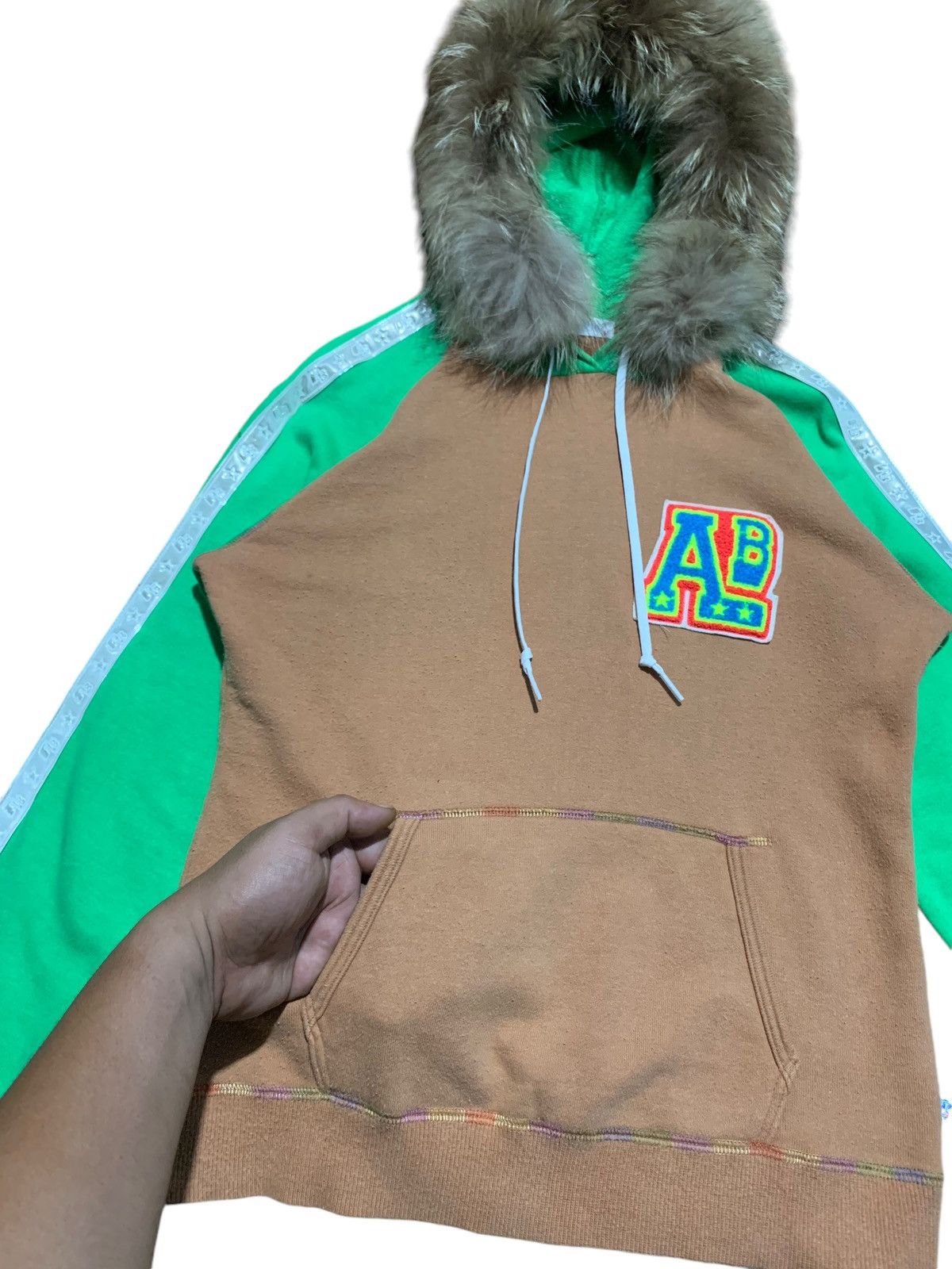 Hysteric Glamour 1990s Angel’s blue Rock bone reflective fur hoodie Size US S / EU 44-46 / 1 - 7 Thumbnail