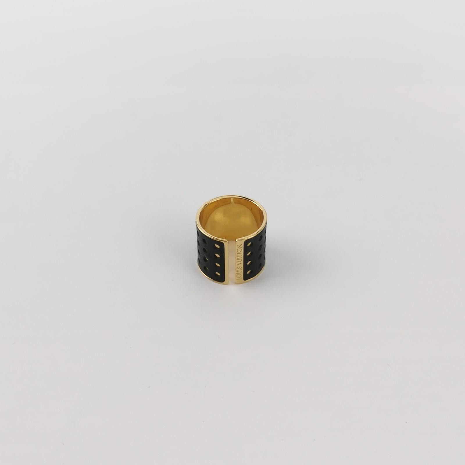 Louis Vuitton Louis Vuitton (LV) Cowhide Vintage Ring Size 15 -z2505 Size ONE SIZE - 1 Thumbnail