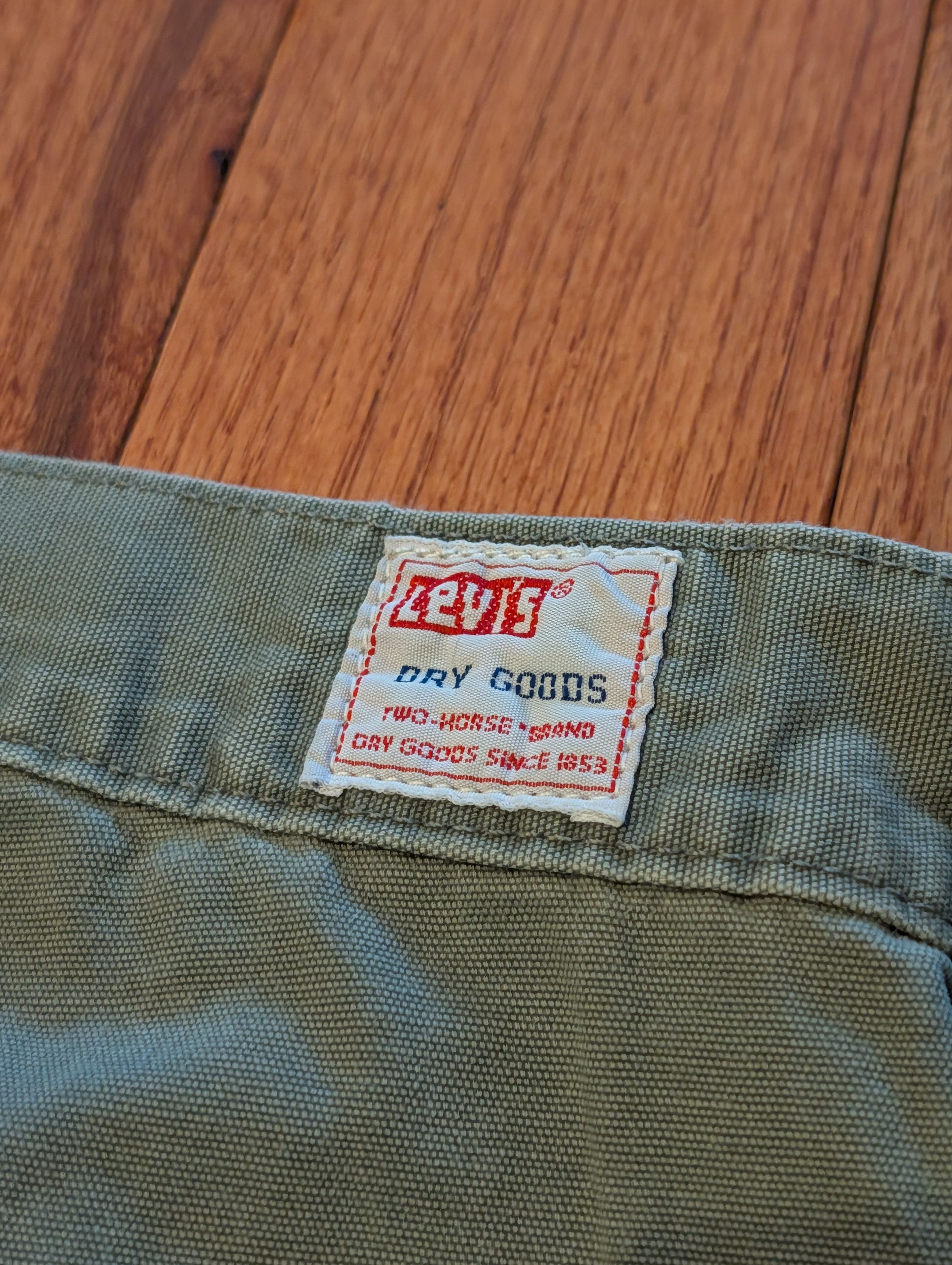 Levi's Levi’s 541 Athletic Taper Cargo Pants Green Men’s 33x34 Size US 33 - 2 Thumbnail