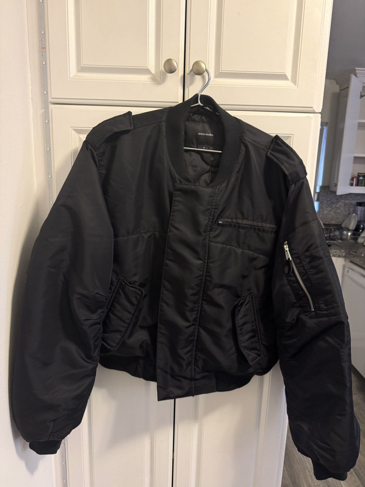 Entire Studios Entire Studios A-2 Bomber Jacket in Black Size US M / EU 48-50 / 2 - 3 Thumbnail