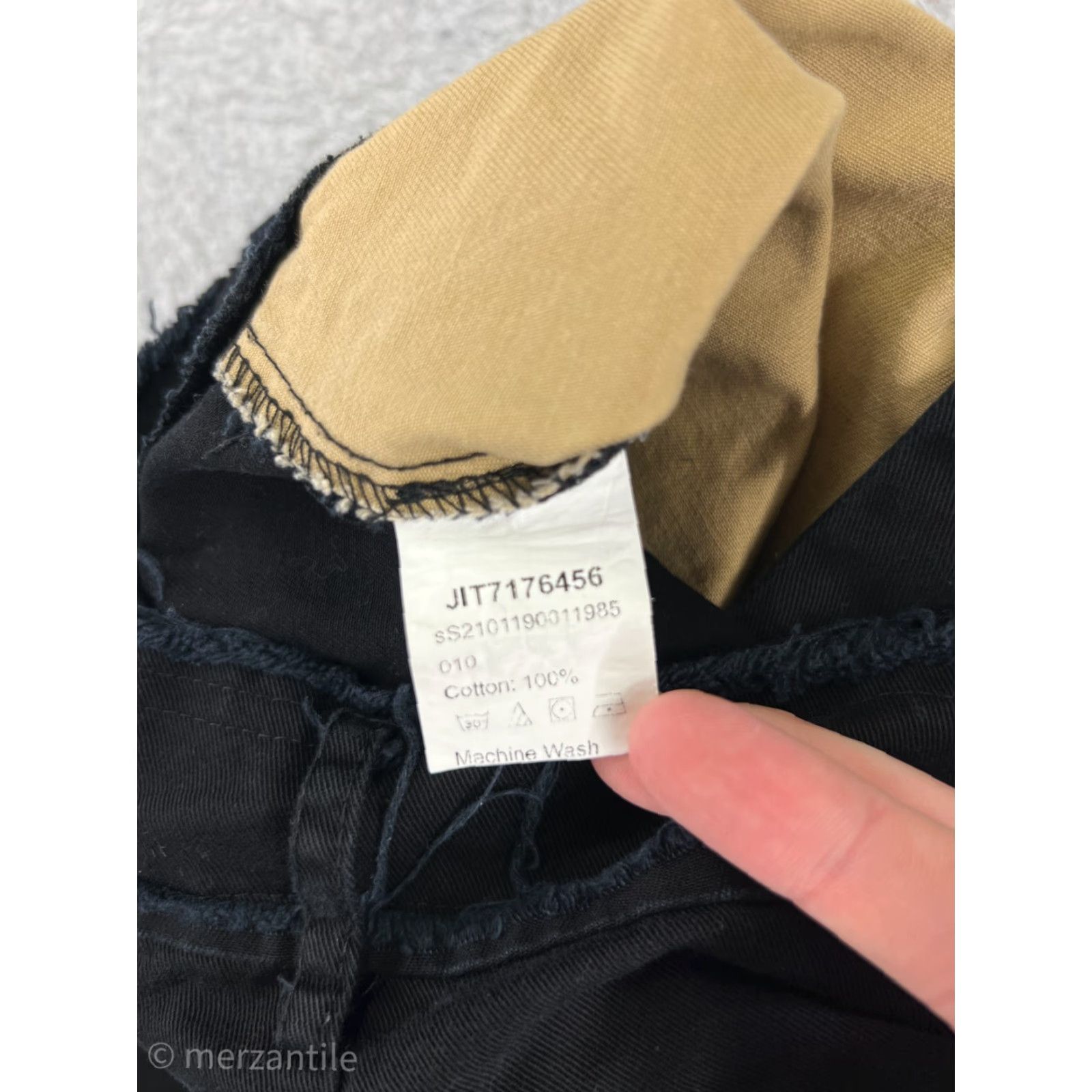 Shein Shein Women's Flared High-Wide Leg Jeans XS Black Beige White Color Block 90s Y2K Cotton Size 26" / US 2 / IT 38 - 5 Thumbnail