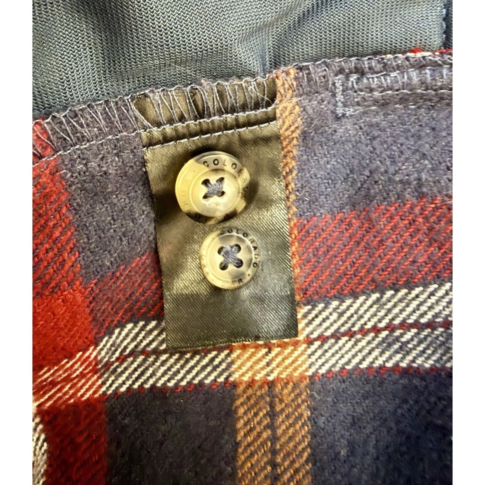 Other Colorado Clothing Men's XL Plaid Flannel Shacket LS Button Size US XL / EU 56 / 4 - 6 Thumbnail