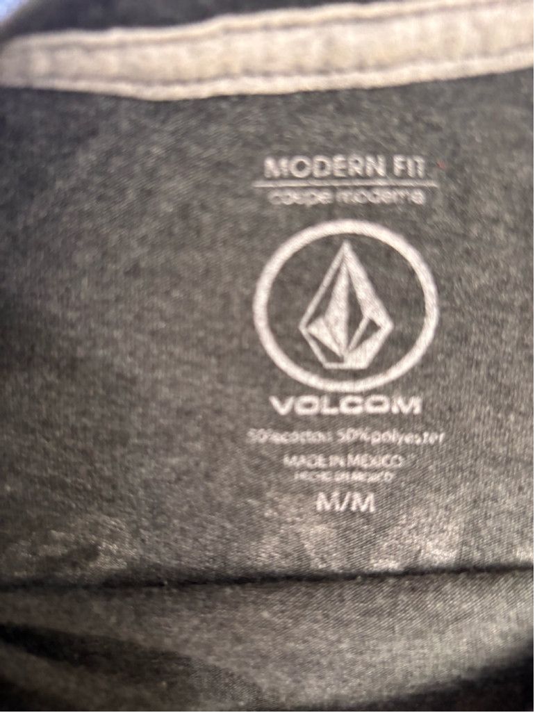 Volcom Men's Volcom T-shirt Size M Gray Short Sleeve Size US M / EU 48-50 / 2 - 6 Thumbnail