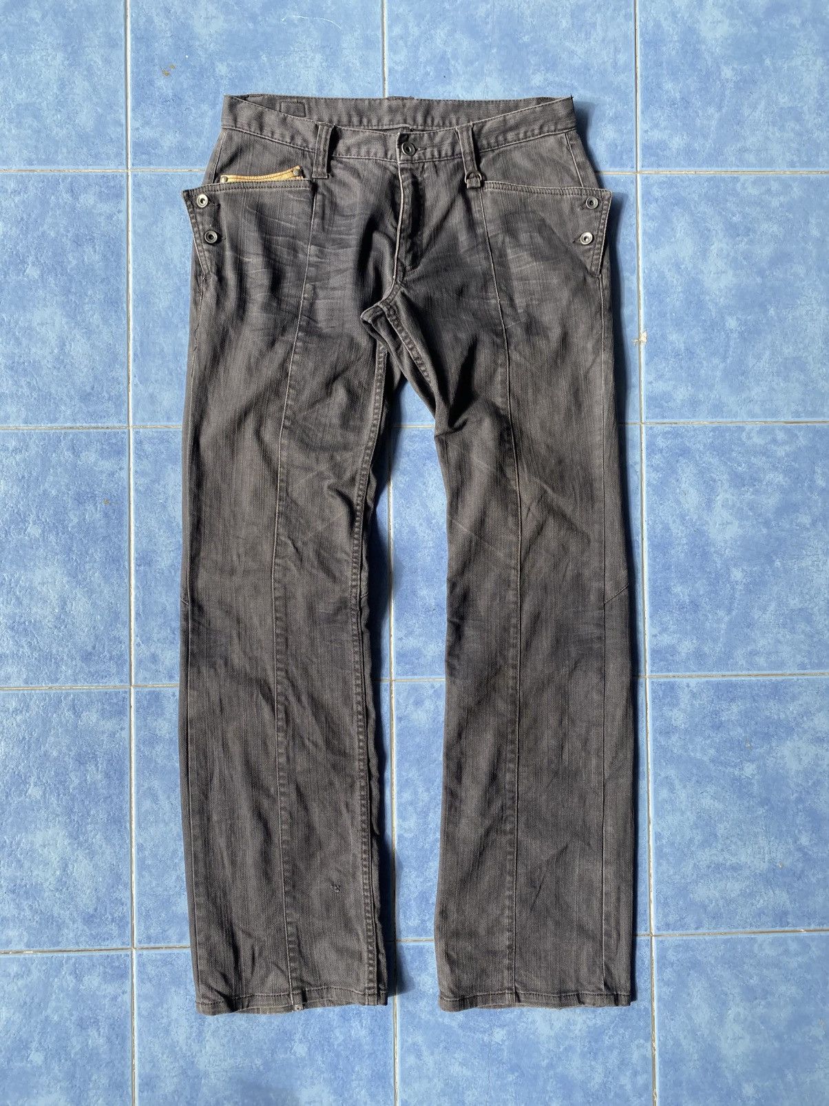 Japanese Brand Nicole Club For Men Black Denim Size US 31 - 1 Thumbnail