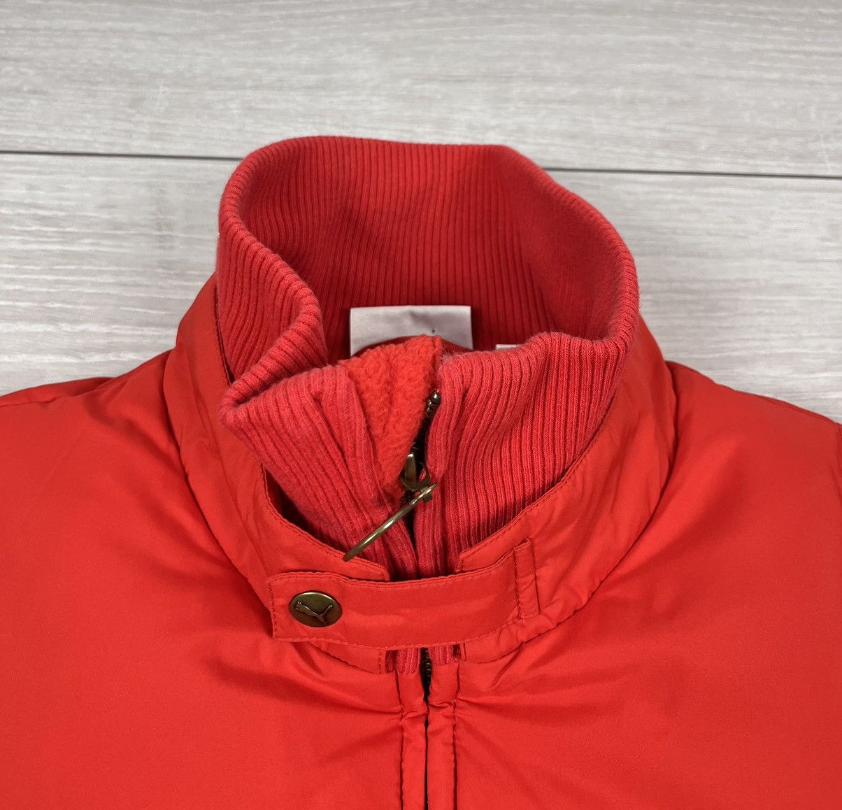 Puma Puma Italia 2002 Red Soccer Team Puffer Vest Jacket Size US M / EU 48-50 / 2 - 8 Thumbnail