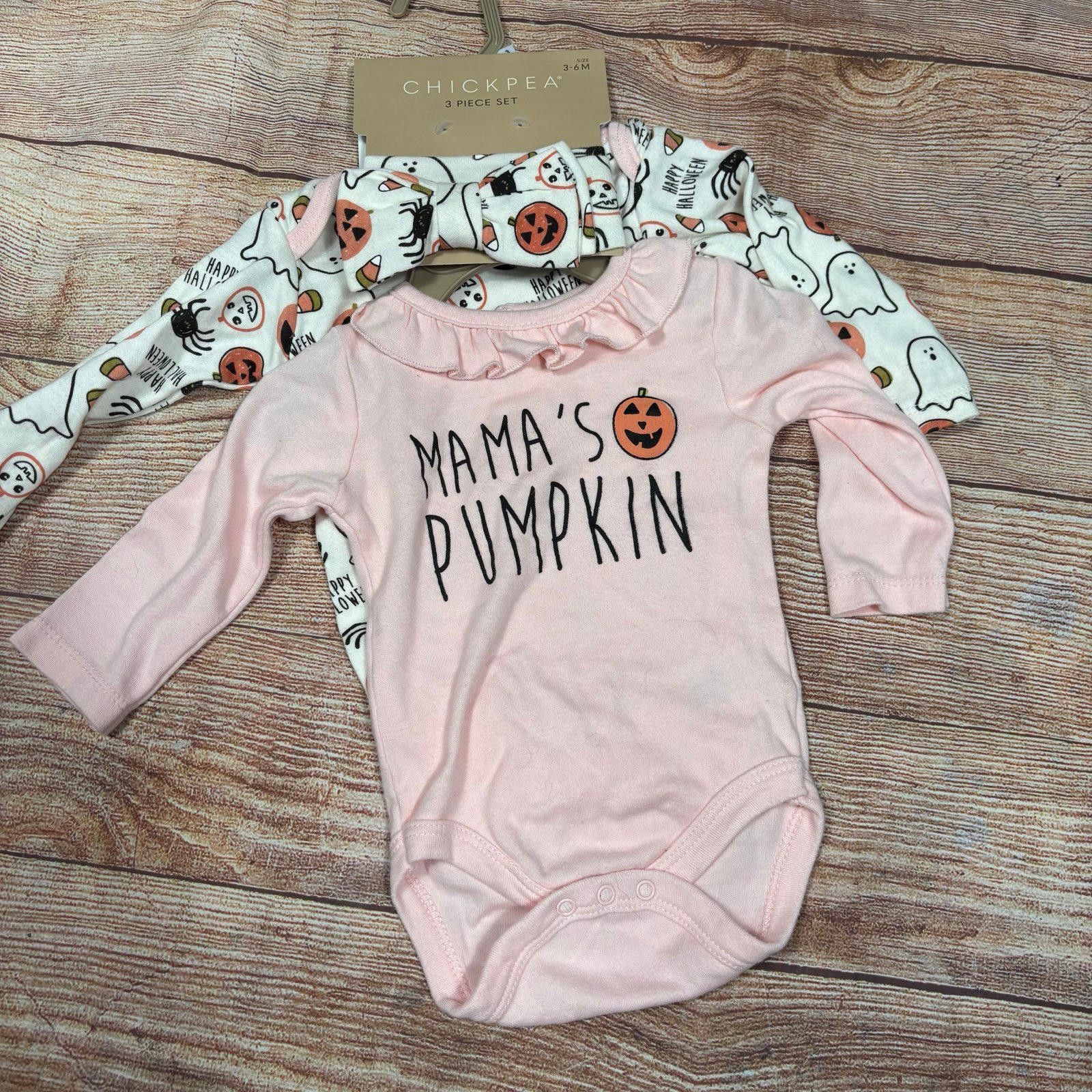 Other Chickpea and Old Navy Halloween Fall 3-6 Month Bundle Size ONE SIZE - 2 Thumbnail