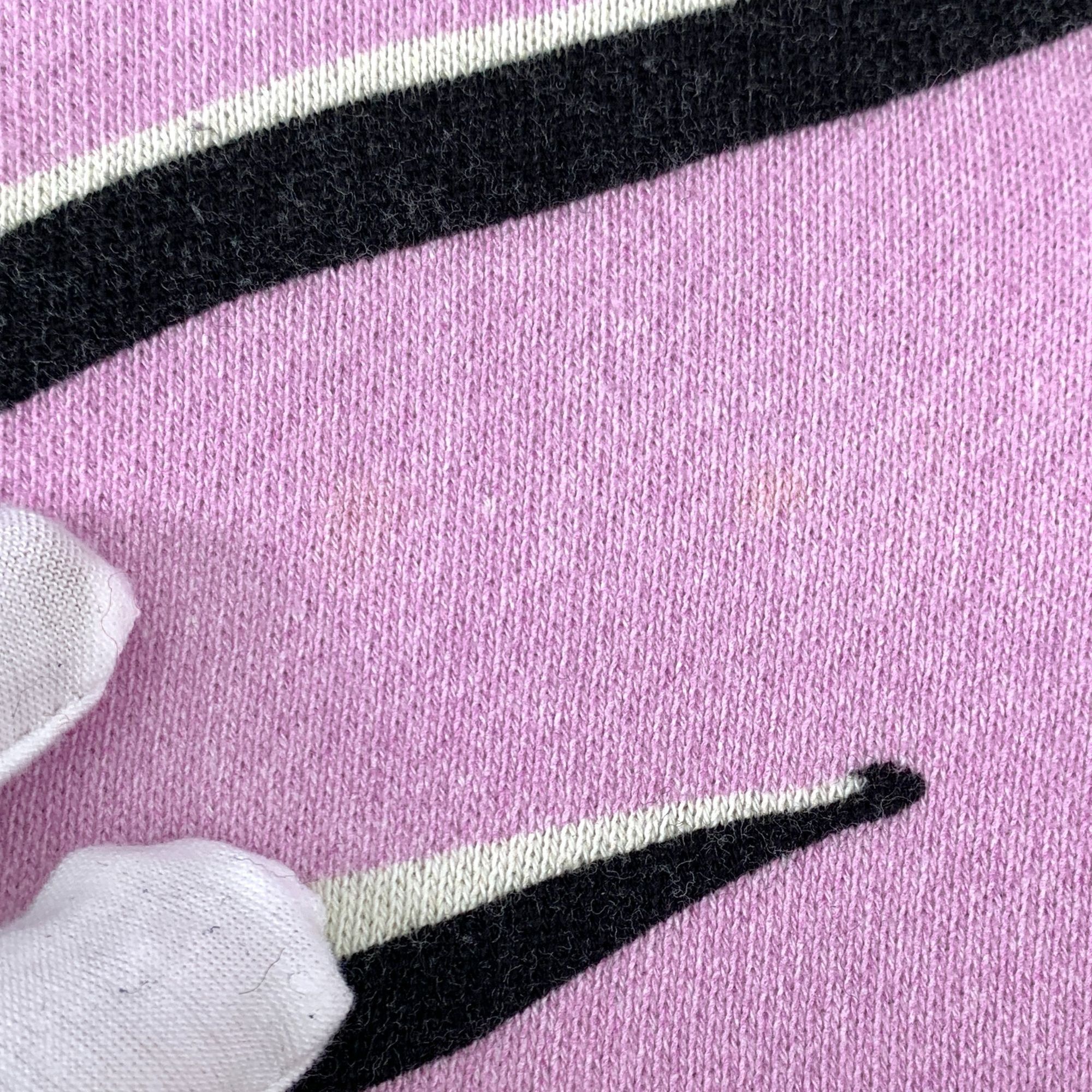 Gucci Gucci Tiger Print Pink & Black Striped Cotton Hoodie S Size S / US 4 / IT 40 - 6 Thumbnail