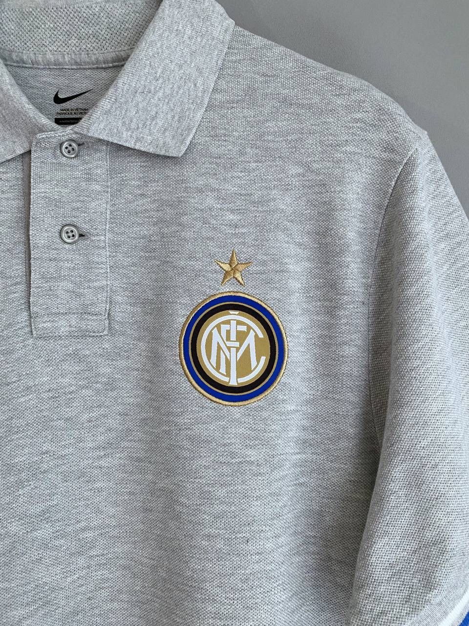 Nike Nike Inter Milan FC Football Gray Polo T-Shirt, Size L Size US L / EU 52-54 / 3 - 6 Thumbnail