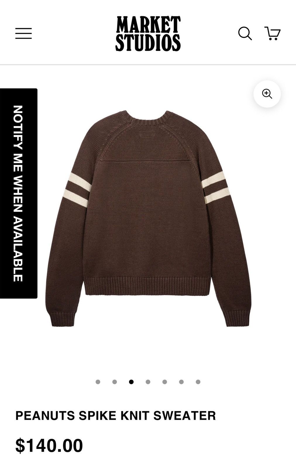 Market × Peanuts PEANUTS X MARKET “Spike Knit” Size US XL / EU 56 / 4 - 5 Thumbnail
