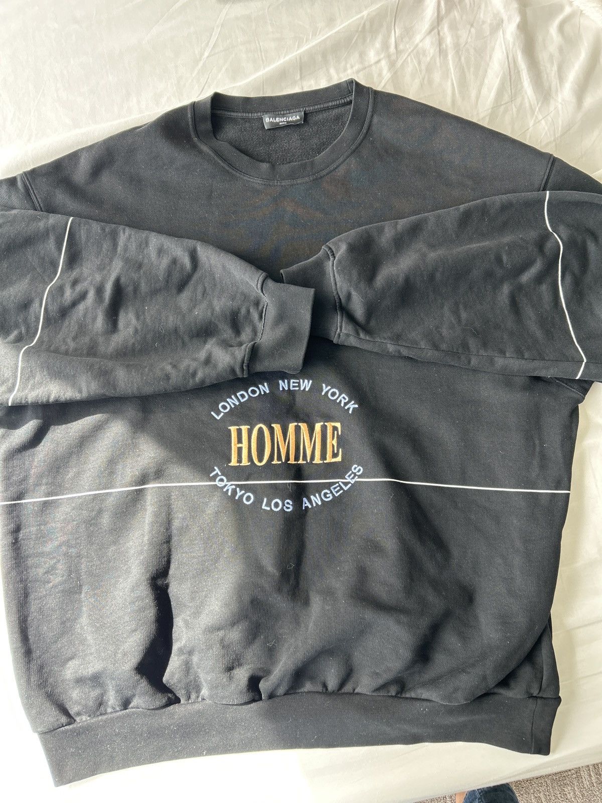 image of Grail Balenciaga Homme Sweater in Black, Men's (Size XL)