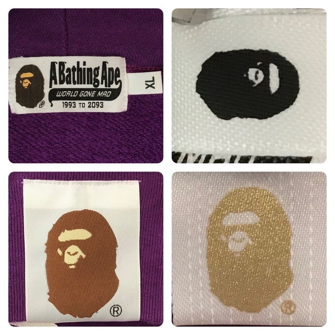 Bape BAPE Giant shark full zip hoodie purple camo a bathing ape Size US XL / EU 56 / 4 - 9 Thumbnail